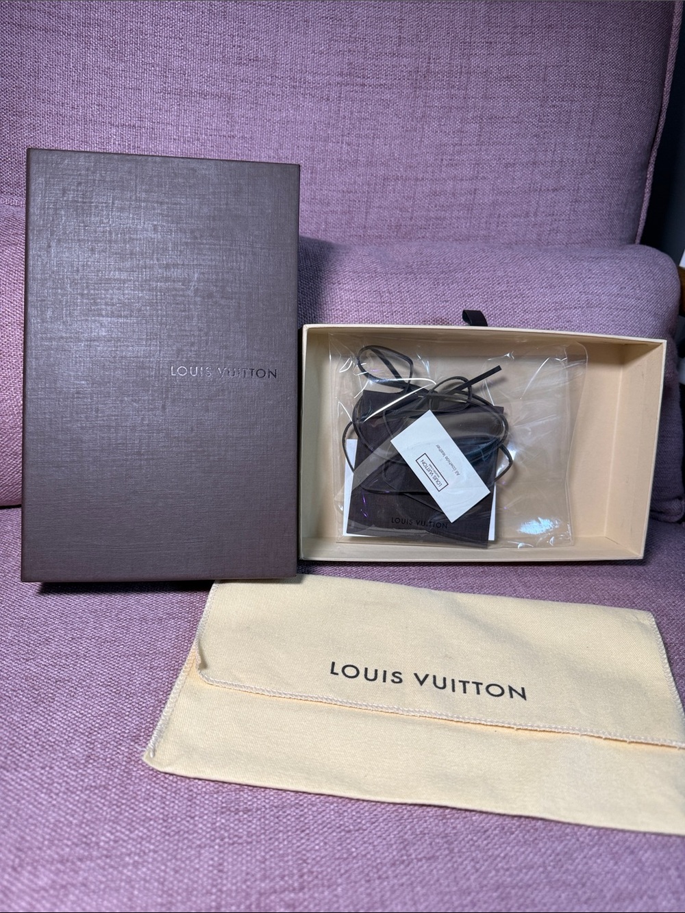 Louis Vuitton Dark Brown with Dusty and Tags